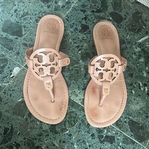 Authentic Tory Burch Miller Sandals, size 7